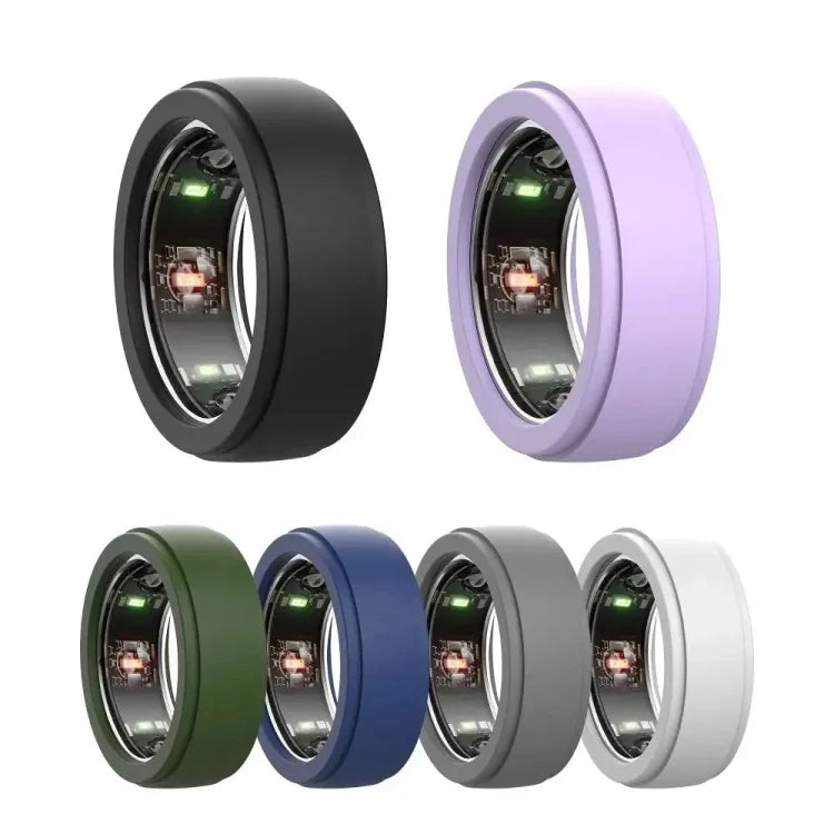 Für Samsung Galaxy Ring / Oura Ring Silikon Hülle Einfarbig Kratzfest, S