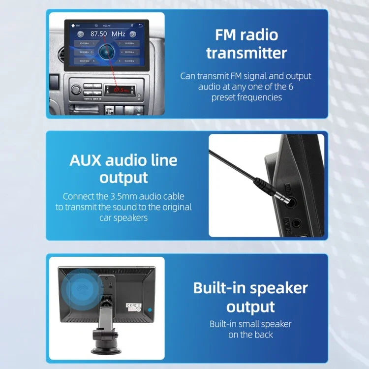 Auto Universal Bildschirm Stereo HD MP5 Player Rückfahrmonitor, Ohne Kamera