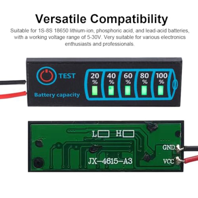 Blei-Säure Lithiumbatterie Universelle LED Spannungs- und Stromanzeige, Universelle LED