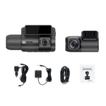 M700A 3-Kanal-Auto-Rekorder 4K UHD Front + 1080P Innen + 2K Hinten + GPS + WIFI Dash Cam, M700A