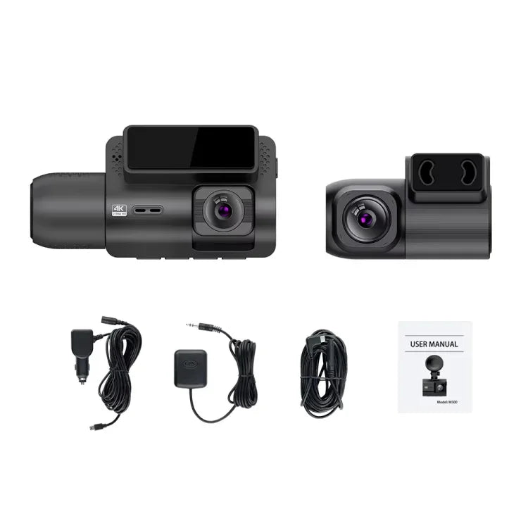 M700A 3-Kanal-Auto-Rekorder 4K UHD Front + 1080P Innen + 2K Hinten + GPS + WIFI Dash Cam, M700A