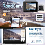 M700A 3-Kanal-Auto-Rekorder 4K UHD Front + 1080P Innen + 2K Hinten + GPS + WIFI Dash Cam, M700A
