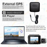 M700A 3-Kanal-Auto-Rekorder 4K UHD Front + 1080P Innen + 2K Hinten + GPS + WIFI Dash Cam, M700A