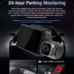 M700A 3-Kanal-Auto-Rekorder 4K UHD Front + 1080P Innen + 2K Hinten + GPS + WIFI Dash Cam, M700A