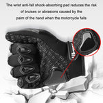 GHOST RACING Motorradfahren Sturzfeste Atmungsaktive Gummischale Touchscreen Handschuhe, M, L, XL, XXL