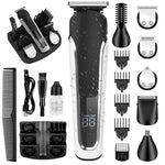 6-in-1 Herren Wasserdichter Elektrischer Haarschneider Set Nasentrimmer, Schnurrbarttrimmer, Körperrasierer, 8688, 8788, 8988