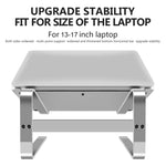 Desktop Aluminiumlegierung Erhöhter Wärmeableitungs-Laptopständer, für 13-17 Zoll