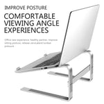Desktop Aluminiumlegierung Erhöhter Wärmeableitungs-Laptopständer, für 13-17 Zoll