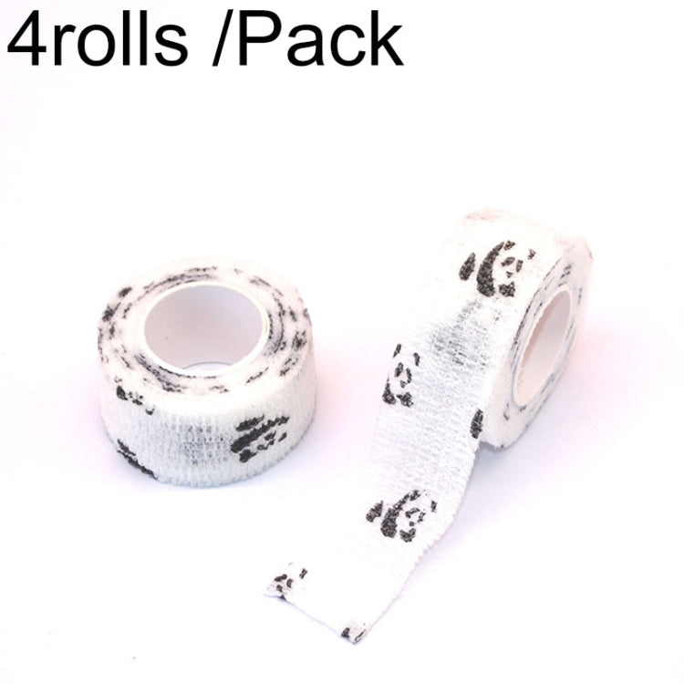 4 Rollen / Pack 2,5cm X 4,5m Cartoon Vlies Sport Schutzverband, Panda