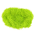 Für Swiffer Sweeper und andere 10-Zoll-Flachmopp-Ersatzpads, 2 Stück Frottee, Korallenfleece Grau, Korallenfleece Grün, Streifen Grau, Chenille Grün, Chenille Orange, Chenille Grau