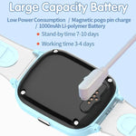 4G-Kinder-Smartwatch mit Ortungssystem, IP67 wasserdicht / Video- / Sprachanrufe