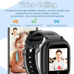 4G-Kinder-Smartwatch mit Ortungssystem, IP67 wasserdicht / Video- / Sprachanrufe