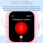 4G-Kinder-Smartwatch mit Ortungssystem, IP67 wasserdicht / Video- / Sprachanrufe