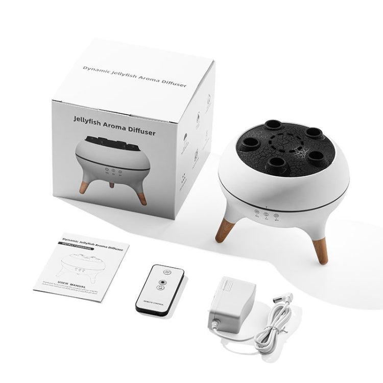 Dynamic Multi-Spray Aromatherapy Diffuser With Colorful Lights Remote Control Humidifier, EU Plug, US Plug, UK Plug