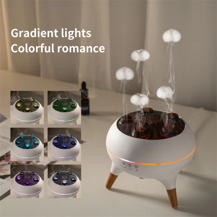 Dynamic Multi-Spray Aromatherapy Diffuser With Colorful Lights Remote Control Humidifier, EU Plug, US Plug, UK Plug
