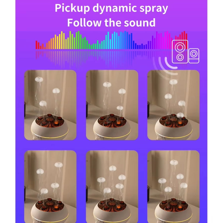 Dynamic Multi-Spray Aromatherapy Diffuser With Colorful Lights Remote Control Humidifier, EU Plug, US Plug, UK Plug