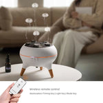 Dynamic Multi-Spray Aromatherapy Diffuser With Colorful Lights Remote Control Humidifier, EU Plug, US Plug, UK Plug