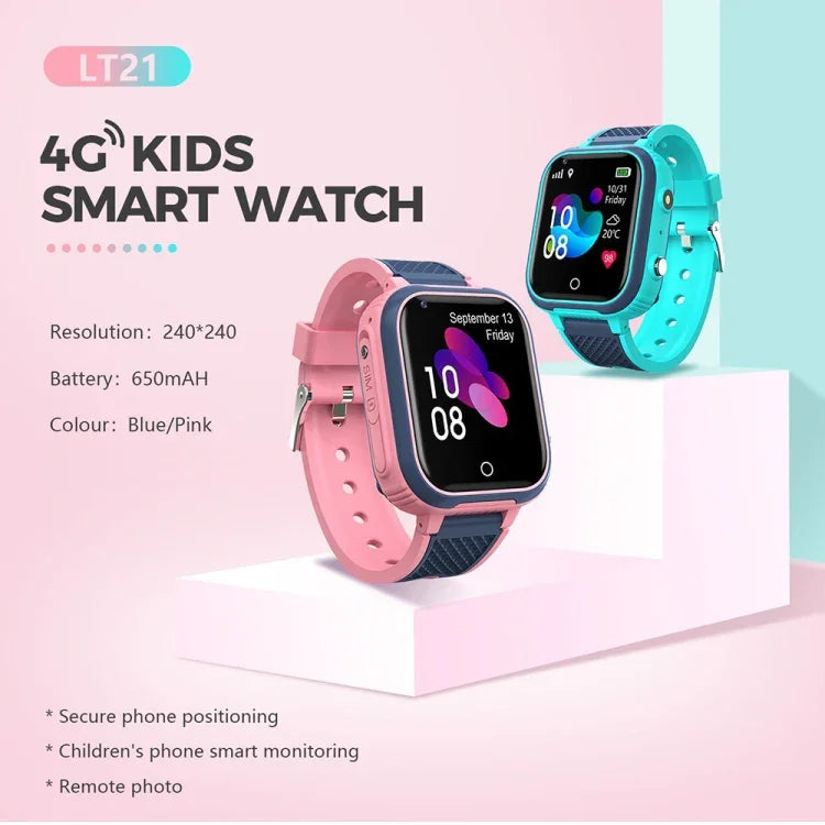 LT21 1,4-Zoll 4G Global Full Network IP67 Wasserdicht WIFI Kinder-Smartwatch