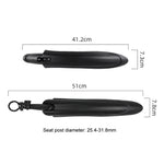 Fahrrad Schutzblech Set Verbreitert Verlängert Fahrrad MTB Vorne Hinten Schnellverschluss Schutzblech, 08CY0006, 08CY0007, 08CY0008
