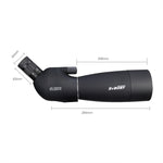 SVBONY SV28 25-75x70 IP65 Wasserdichtes Vogelbeobachtungsfernrohr, 21mm Okular