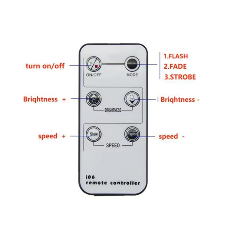 6-Button Single-Color DC Controller Infrared Dimming Light With LED Controller