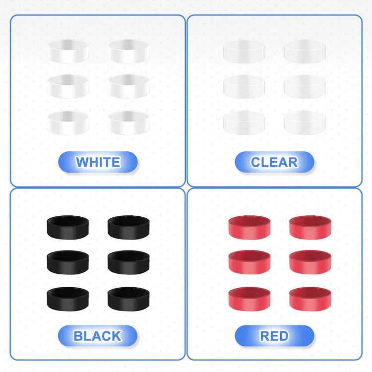 12 Paar Silikon-Joystick-Schutzhüllen für Steam Deck / PS4 / PS5 / Switch / Xbox, 12 Paar in verschiedenen Farben