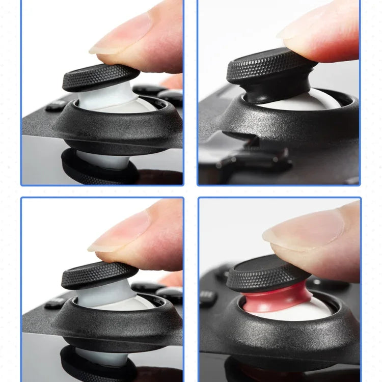 12 Paar Silikon-Joystick-Schutzhüllen für Steam Deck / PS4 / PS5 / Switch / Xbox, 12 Paar in verschiedenen Farben