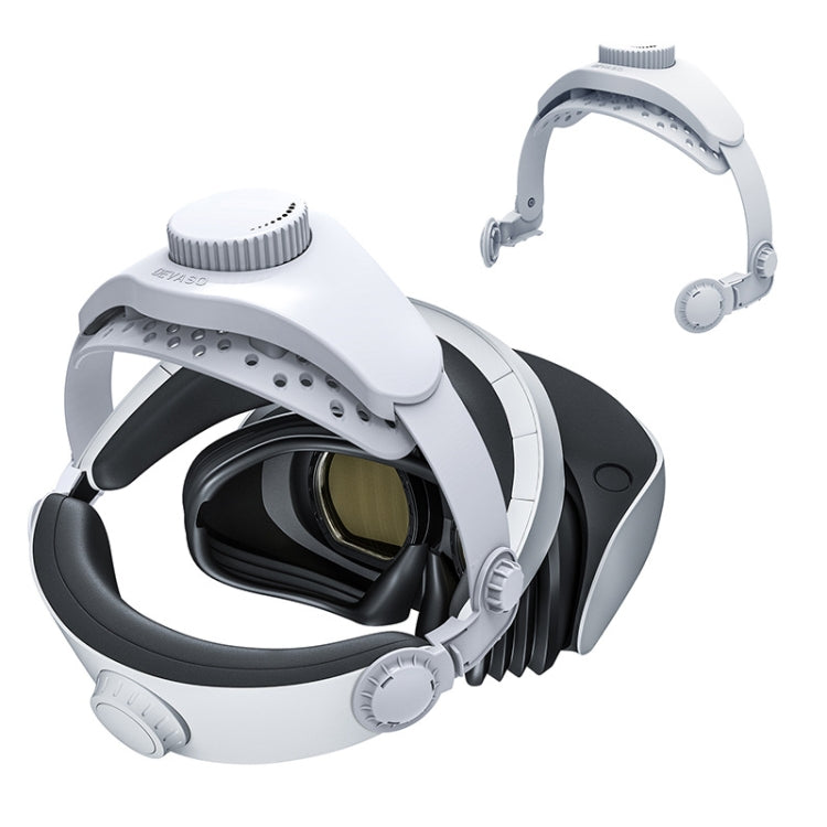 DEVASO für PlayStation VR 2 Elite-Kopfbügel, rutschfest, bequem, gewichtsreduzierend, für PlayStation VR 2 ABS