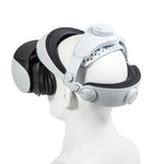 DEVASO für PlayStation VR 2 Elite-Kopfbügel, rutschfest, bequem, gewichtsreduzierend, für PlayStation VR 2 ABS