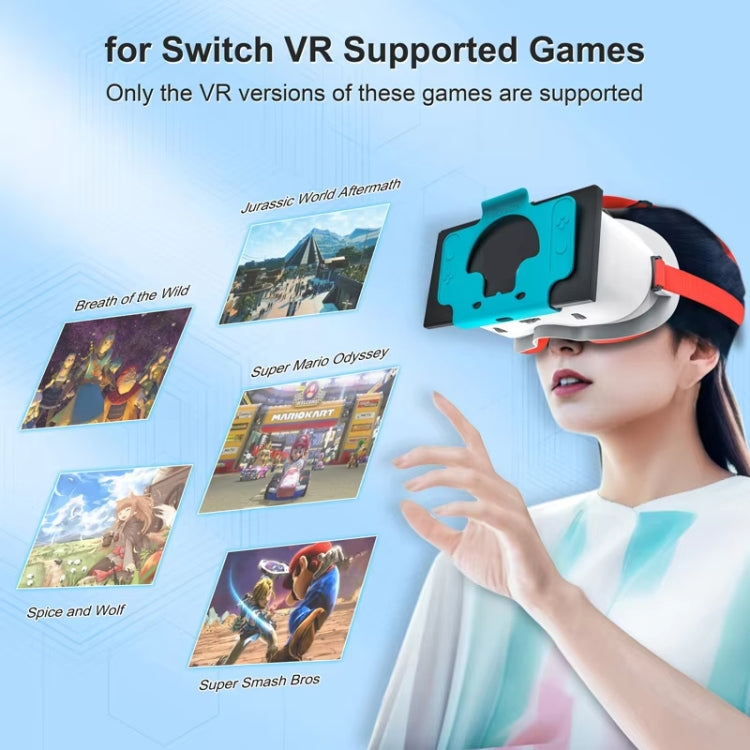 DEVASO Kompatibel mit Switch / Switch OLED Spielekonsole VR-Brille, 1127225