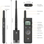 Doosl DSIT037 300m Laserpointer mit großer Reichweite, grünes Licht, Seitenwender, DSIT037
