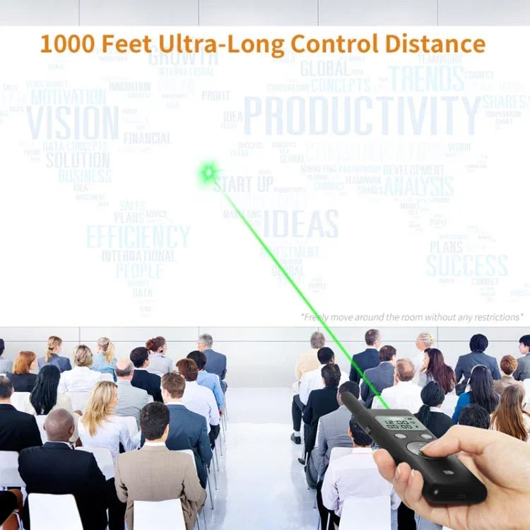 Doosl DSIT037 300m Laserpointer mit großer Reichweite, grünes Licht, Seitenwender, DSIT037