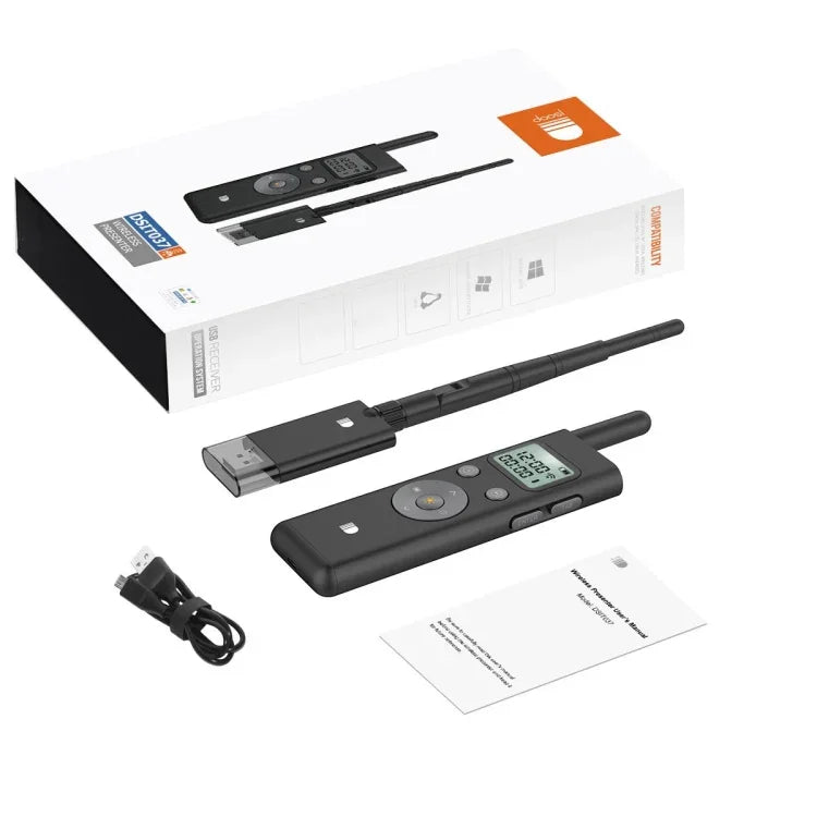 Doosl DSIT037 300m Laserpointer mit großer Reichweite, grünes Licht, Seitenwender, DSIT037
