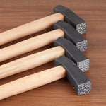 Handgefertigter DIY Quadratischer Hammer Gold- und Silber-Schmuckstrukturhammer, Nr.1 bis Nr.15