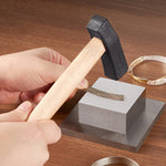 Handgefertigter DIY Quadratischer Hammer Gold- und Silber-Schmuckstrukturhammer, Nr.1 bis Nr.15