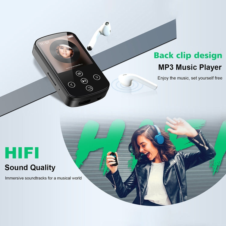 MP3 Bluetooth Musikplayer HIFI Sport Clip Touchscreen MP4, ohne TF-Karte, 8GB, 16GB, 32GB, 64GB, 128GB