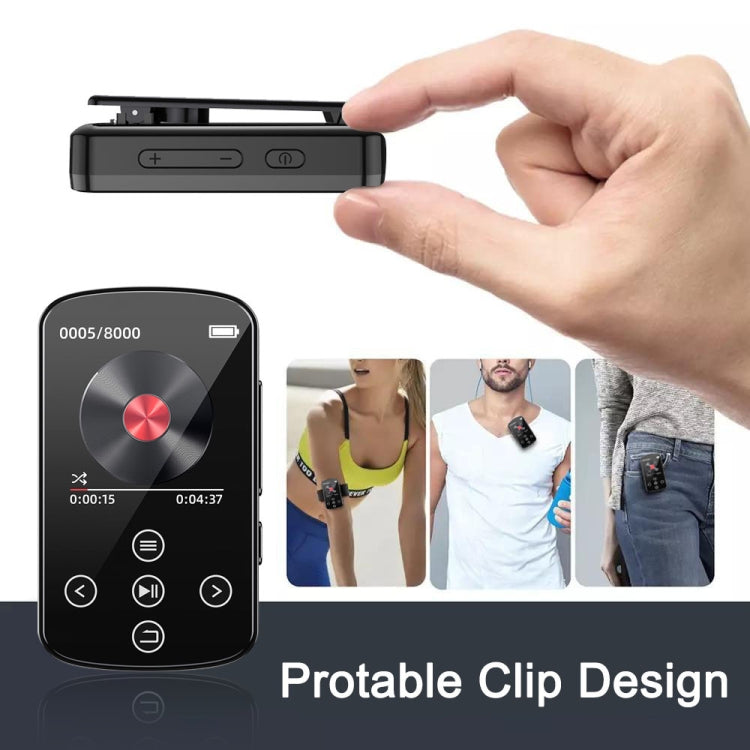 MP3 Bluetooth Musikplayer HIFI Sport Clip Touchscreen MP4, ohne TF-Karte, 8GB, 16GB, 32GB, 64GB, 128GB