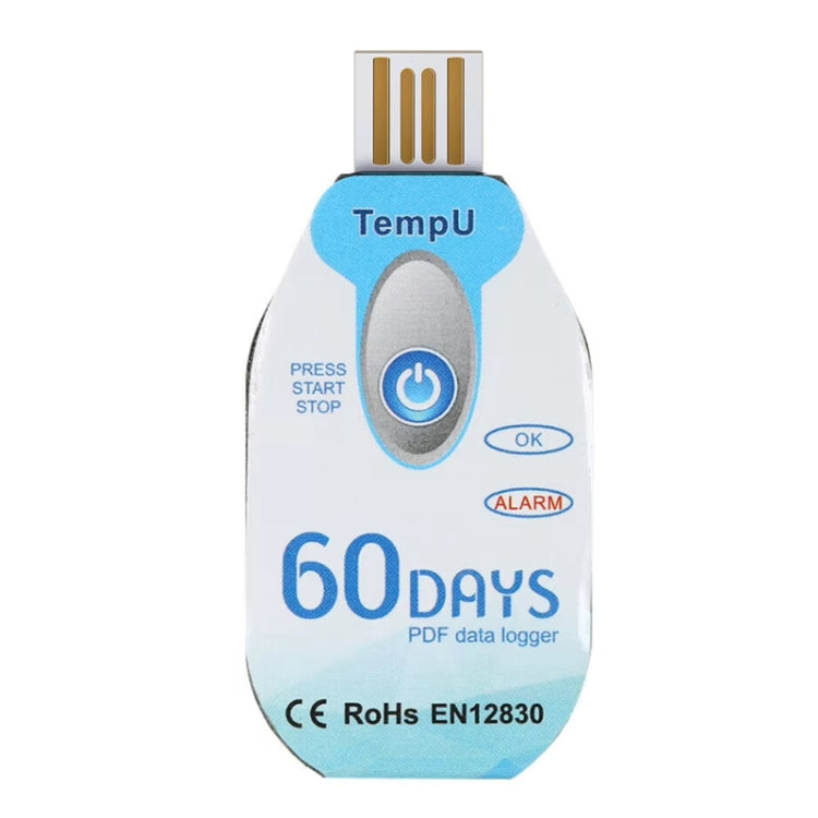 TempU Einweg-Temperaturrekorder für Kühlketten-Transportfahrzeuge, 30 Tage, 60 Tage, 90 Tage