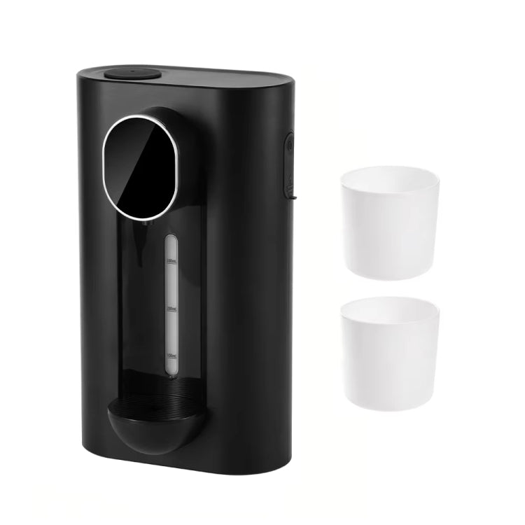540ml Automatischer Mundspülspender 3 Stufen Dosierung mit 2 Magnetbechern, S7 Weiß, S7 Schwarz