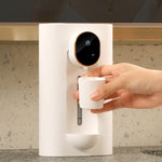 540ml Automatischer Mundspülspender 3 Stufen Dosierung mit 2 Magnetbechern, S7 Weiß, S7 Schwarz
