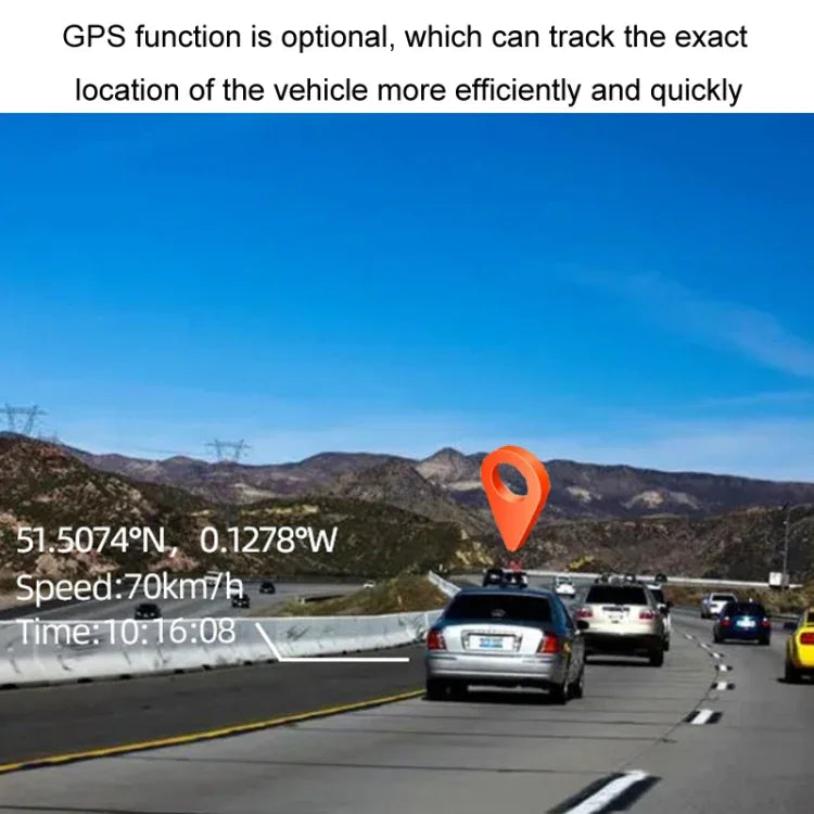 Auto HD WIFI Vernetzte Dreifach-Kamera-Fahrzeugrekorder, Mit GPS, WIFI-Verbindung, Mit rechtem Toter-Winkel-System