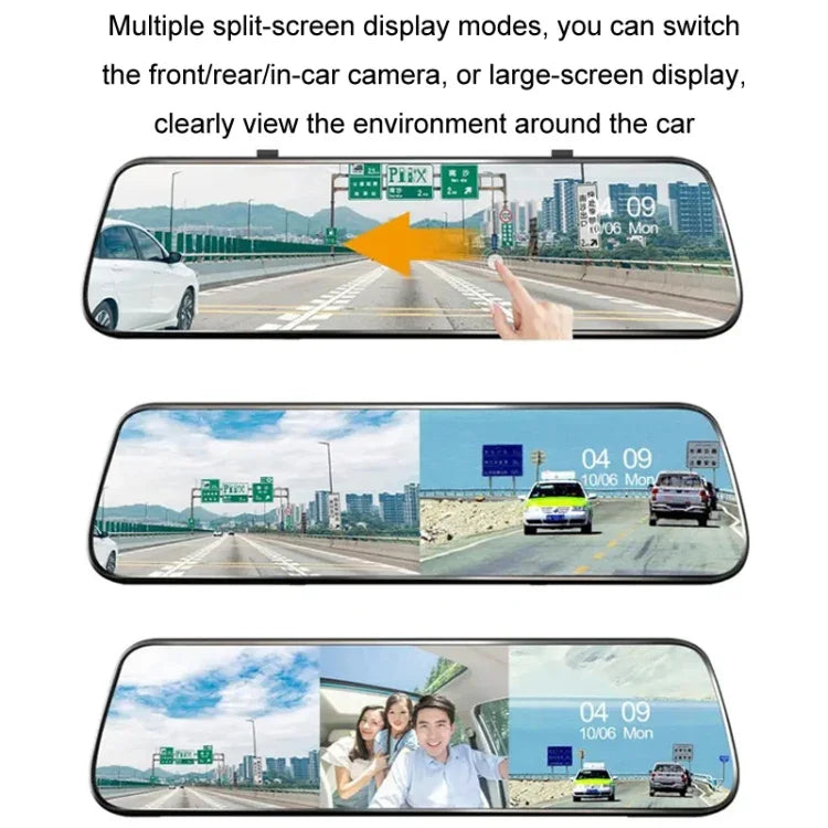 Auto HD WIFI Vernetzte Dreifach-Kamera-Fahrzeugrekorder, Mit GPS, WIFI-Verbindung, Mit rechtem Toter-Winkel-System