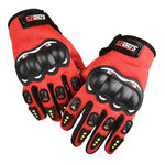 Motorradhandschuhe Herren Reiten Rennen rutschfest Hartschale Outdoor Vollfinger Touchscreen-Handschuhe, Durchschnittlich