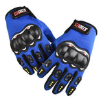 Motorradhandschuhe Herren Reiten Rennen rutschfest Hartschale Outdoor Vollfinger Touchscreen-Handschuhe, Durchschnittlich
