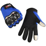 Motorradhandschuhe Herren Reiten Rennen rutschfest Hartschale Outdoor Vollfinger Touchscreen-Handschuhe, Durchschnittlich