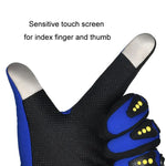 Motorradhandschuhe Herren Reiten Rennen rutschfest Hartschale Outdoor Vollfinger Touchscreen-Handschuhe, Durchschnittlich