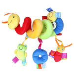Baby Raupe Kinderbett Spiralspielzeug Cartoon Tier Baby Mit Rassel Biene Kinderwagen Hängendes Beruhigungsspielzeug, H033B