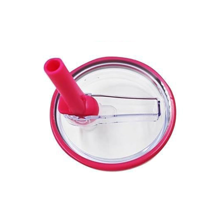 Für Stanley 40oz Adventure Quencher transparente Strohhalmdeckel-Ersatzteile, Rose Rot, 4 Stück/Set Weiß