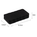 2pcs /Pack Magnetic EVA Felt Cloth Whiteboard Eraser Rectangular Wave Edge Blackboard Eraser 10.2x5.5x2cm