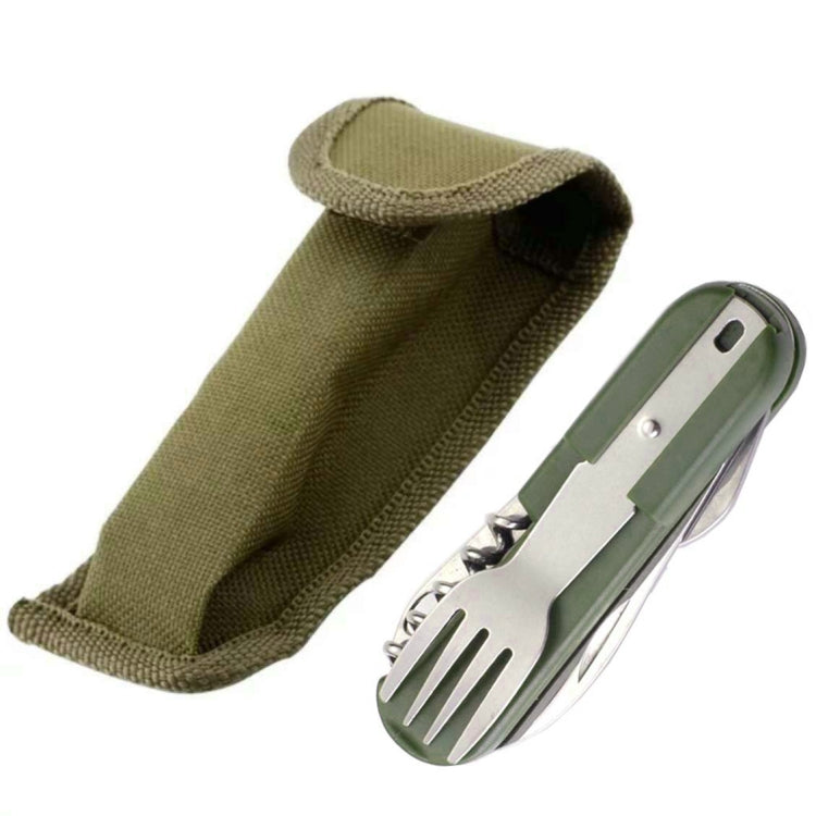 SY-FT008 7-in-1 Multifunktionales Outdoor Camping Tragbares Klapp-Besteck-Set
